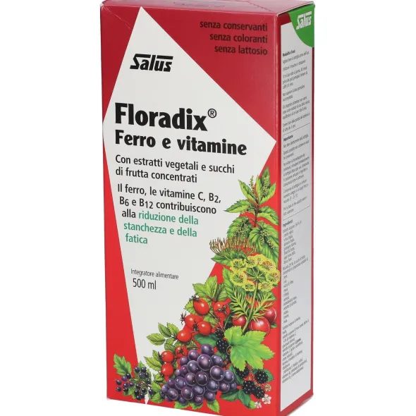 Integratore Floradix Ferro e Vitamine, 500ml