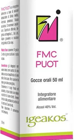 Integratore FMC Puot gocce orali, estratti vegetali 50ml