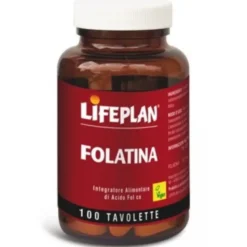 Integratore Folatina acido folico Lifeplan, 100 tavolette