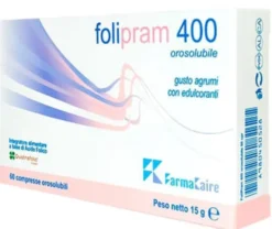 Integratore Folipram 400 acido folico, 60 compresse