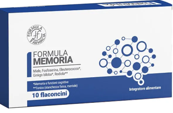 Integratore Formula Memoria per la concentrazione, 10 flaconcini