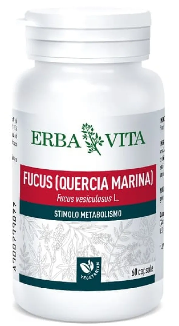 Integratore Fucus Erba Vita 500mg, 60 capsule