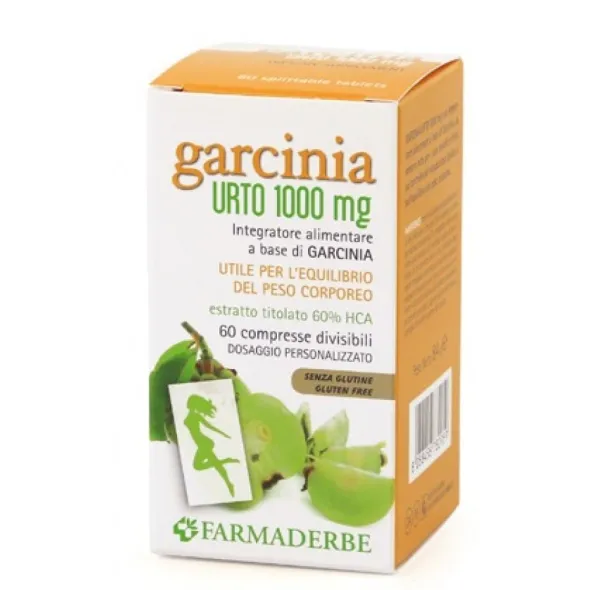 Integratore Garcinia Urto 1000 Farmaderbe, 60 compresse