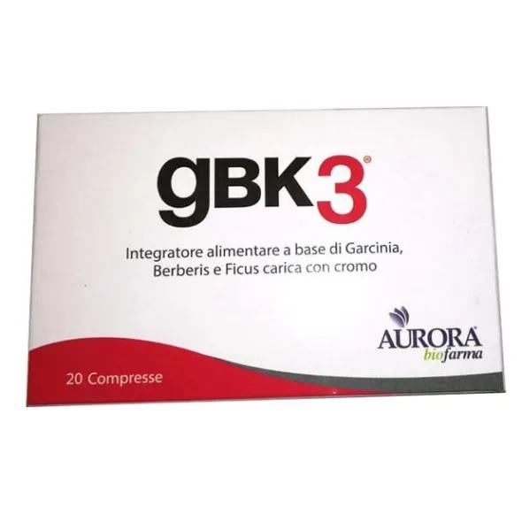 Integratore GBK3 metabolismo carboidrati e lipidi, 20 compresse