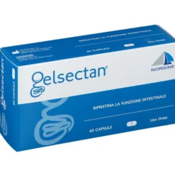 Integratore Gelsectan Norgine per l'intestino, 60 capsule
