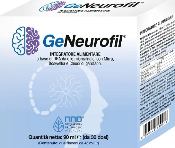 Integratore Geneurofil per la funzione cerebrale, 90ml