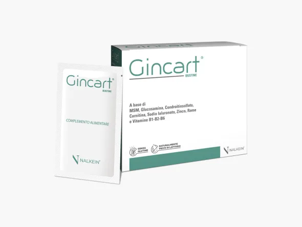 Integratore Gincart per il benessere articolare, 18 bustine