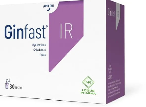 Integratore Ginfast IR con myo-inositolo e folato, 30 bustine