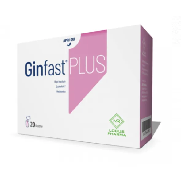 Integratore Ginfast Plus per il ciclo mestruale, 20 bustine