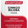 Integratore Ginkgo Biloba Pura per memoria, 60 compresse