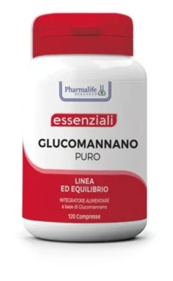 Integratore Glucomannano Puro per il senso di sazietà, 120cpr