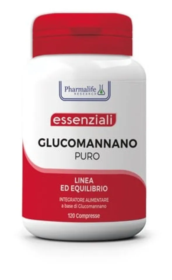 Integratore Glucomannano Puro per il senso di sazietà, 120cpr