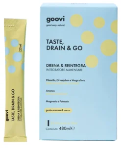 Integratore Goovi Taste Drain Ananas & Cocco, 24 stick