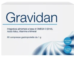 Integratore Gravidan 60 compresse per gravidanza e allattamento