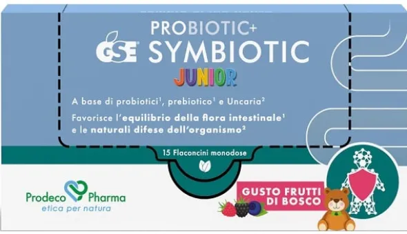 Integratore GSE Probiotic+ Symbiotic Junior, 15 flaconcini