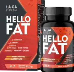 Integratore HelloFat Laga Pharma controllo peso, 60 capsule