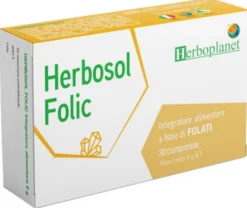 Integratore Herbosol Folic acido folico, 30 compresse