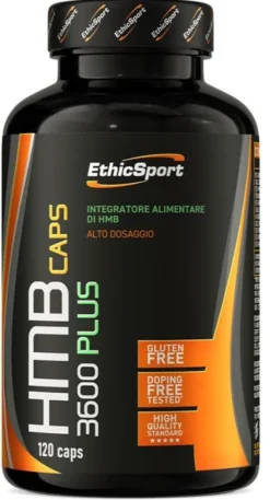 Integratore HMB 3600 Plus con vitamina B6, 120 capsule