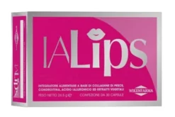 Integratore Ialips collagene e acido ialuronico, 30 capsule