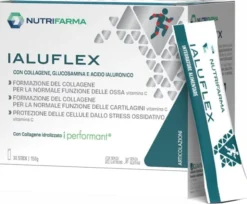 Integratore Ialuflex collagene e glucosamina, 30 stick