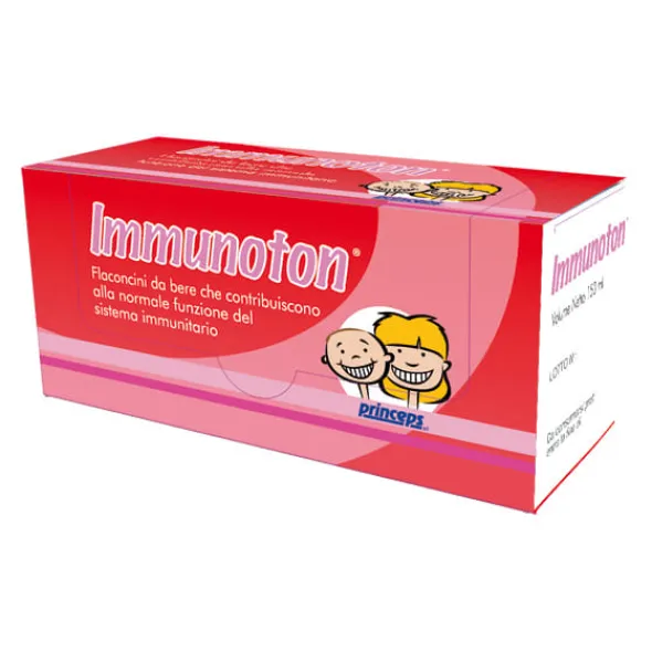 Integratore Immunoton con echinacea e propoli, 10 flaconcini