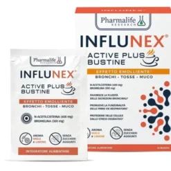Integratore Influnex Active Plus emolliente, 14 bustine
