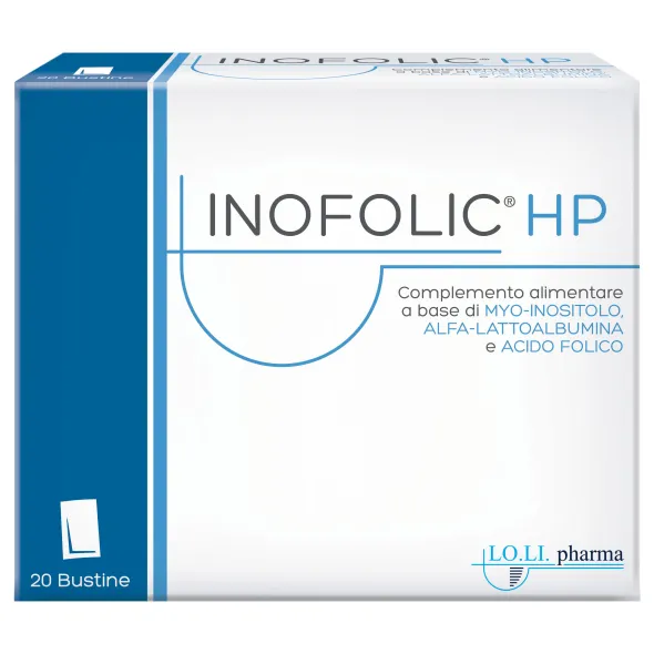 Integratore Inofolic HP myo-inositolo e folico, 20 bustine