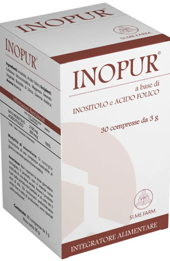 Integratore Inopur Inositolo e Acido Folico, 30 compresse