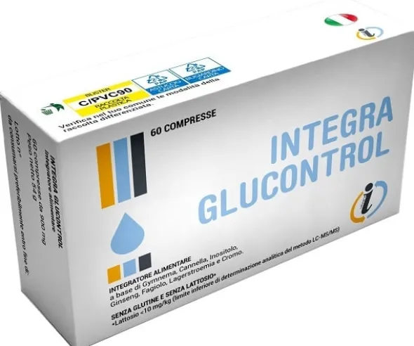 Integratore Integra Glucontrol con gymnema e cromo, 60 compresse