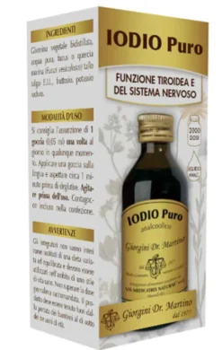 Integratore Iodio Puro Analcolico Dr. Giorgini, 100ml