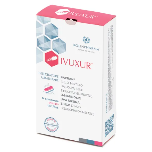 Integratore Ivuxur per le vie urinarie, 14 compresse