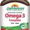 Integratore Jamieson Omega 3 Complete con EPA e DHA, 80 perle