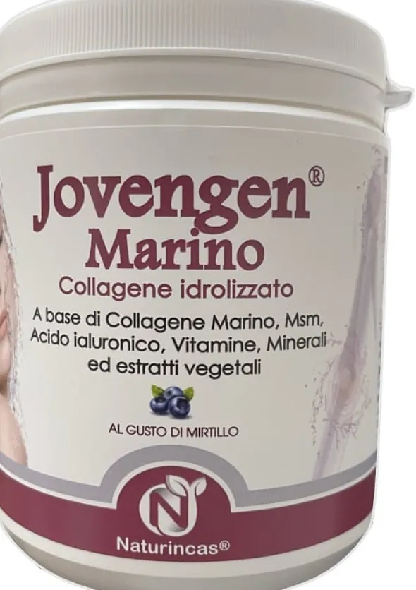 Integratore Jovengen Marino collagene e acido ialuronico, 260g