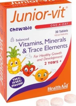 Integratore Juniorvit per Bambini, 30 Tavolette Masticabili