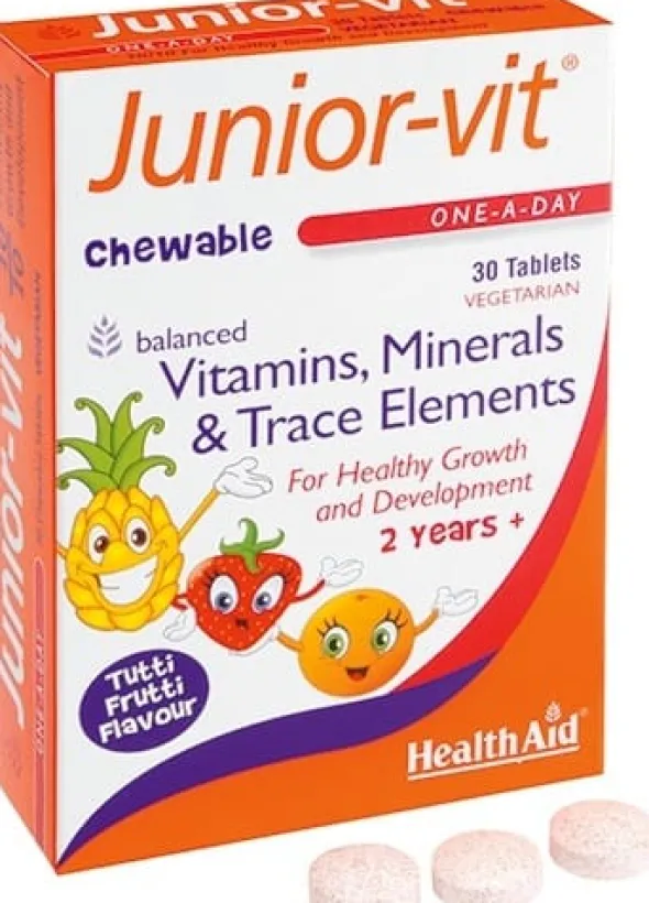 Integratore Juniorvit per Bambini, 30 Tavolette Masticabili