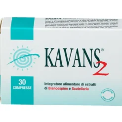 Integratore Kavans 2 per sonno e relax, 30 compresse