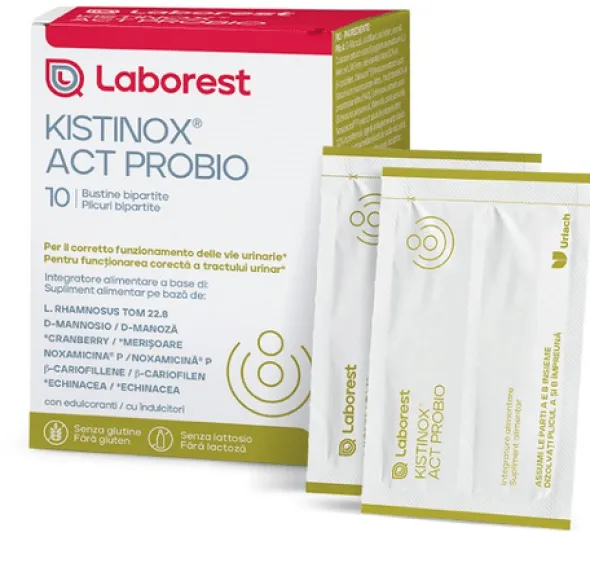 Integratore Kistinox Act PRObio vie urinarie, 10 bustine