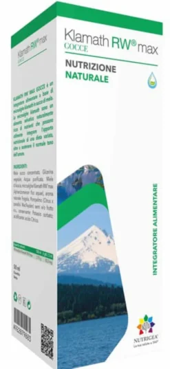 Integratore Klamath RW MAX Drops, microalghe 50ml