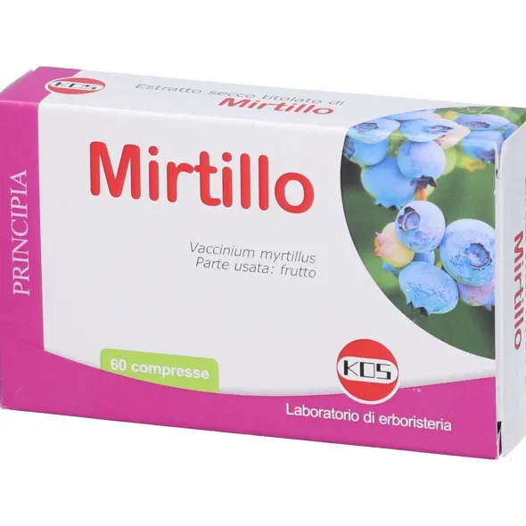 Integratore KOS Mirtillo Estratto Secco per vista, 60 compresse