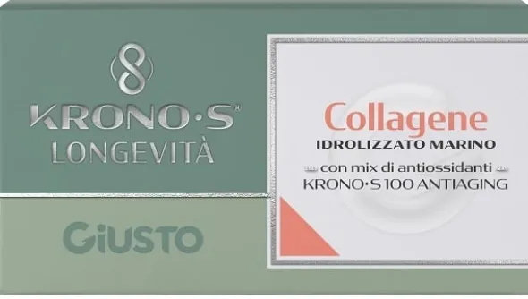 Integratore Kronos Collagene Marino con Vitamina C, 10 bustine