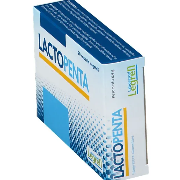 Integratore Lactopenta Legren per la flora batterica, 20 capsule