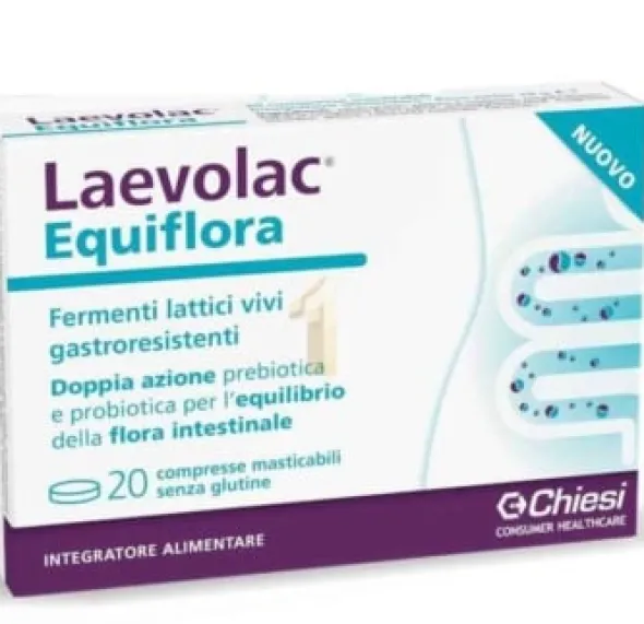 Integratore Laevolac Equiflora fermenti lattici, 20 compresse