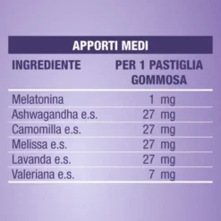 Integratore Laila DormiBene gommose sonno, 60 pezzi