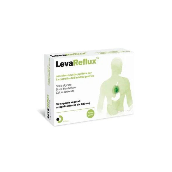 Integratore LevaReflux per l'acidità gastrica, 30 capsule