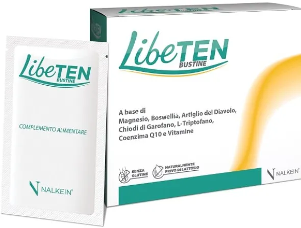 Integratore Libeten con magnesio e boswellia, 20 bustine