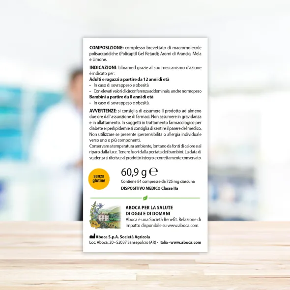 Integratore Libramed Aboca per il peso, 84 compresse