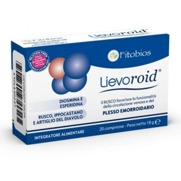 Integratore Lievoroid per la circolazione venosa, 20 compresse