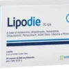 Integratore Lipodie con riso rosso e Q10, 30 compresse