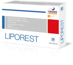 Integratore Liporest con Berberina e Riso Rosso, 30 Capsule