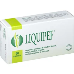Integratore Liquipef per microcircolo e drenaggio, 60 compresse